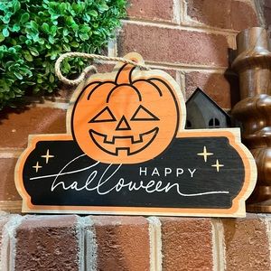 Halloween Wood Sign